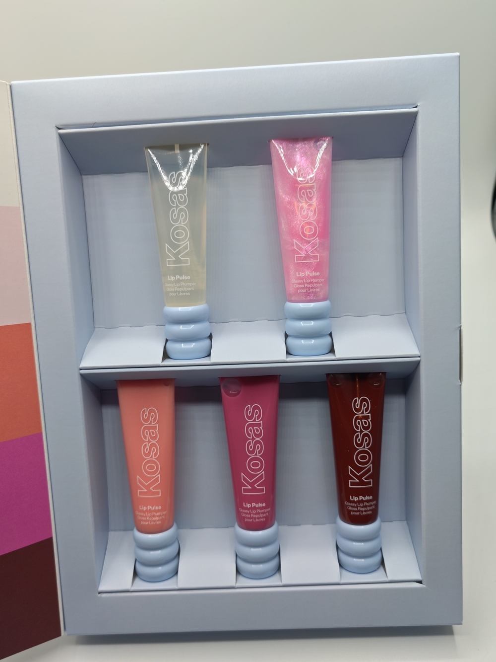 Kosas Lip Pulse Gloss Set — NIB 12 mL Tubes